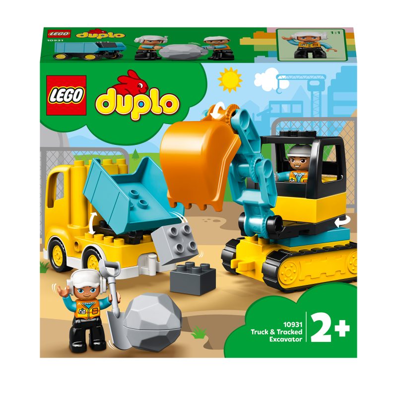 Truck & Graafmachine met Rupsbanden 10931