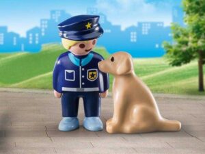 Politieman met hond 70408