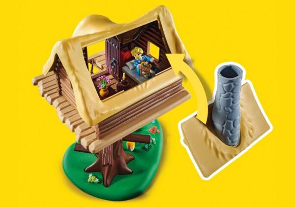 Asterix: Kakofonix met boomhut 71016