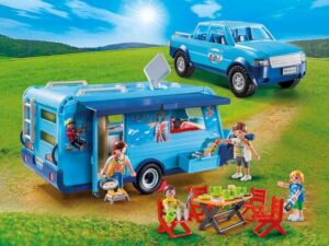 PLAYMOBIL-FunPark Pickup met caravan 9502