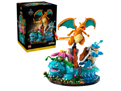 LEGO 72153 Pokemon Venusaur, Charizard en Blastoise