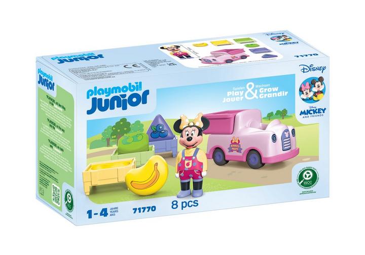 PLAYMOBIL 71770 JUNIOR & Disney: Minnie Mouse' fruitsorteerwagen