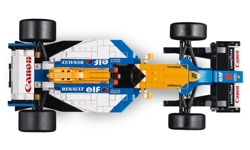 LEGO 10353 Williams Racing FW14B en Nigel Mansell - Afbeelding 4