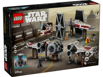 LEGO 75393 TIE Fighter en X-Wing combi